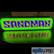 Sandman Green Blue & Yellow 3D LED Backlit Light Box Desk Lamp