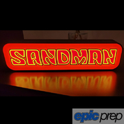Sandman Red & Yellow 3D LED Backlit Light Box Desk Lamp