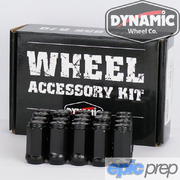 Dynamic Wheel Co 14x1.5mm Black Wheel Nuts 20 Pack 19mm Hex 45mm Long