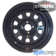 Dynamic Wheel Co Drift D Shape Steel Wheel 16x10" 4x114.3 4x4.5" +0 5.5"BS Black