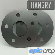 Hangry Wheel Spacer x2 5x100 10mm Thick Mild Steel 57mm Bore 13mm Holes