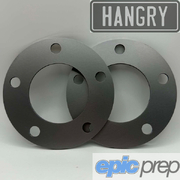 Hangry Wheel Spacer x2 5x120.65 3mm Thick Mild Steel 81mm Bore 14mm Holes
