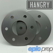 Hangry Wheel Spacer x2 6x114.3 5mm Thick Mild Steel 67mm Bore 13mm Holes