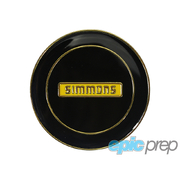 Simmons Centre Cap Black with Gold Inlay GENUINE
