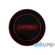 Simmons Centre Cap Black with Red Inlay GENUINE