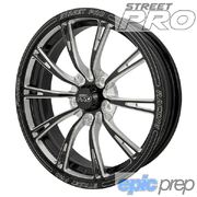 Street Pro 009 Forged Wheel Gloss Black Milled 17x4.5" 5x120.65 5x4.75 2.25"BS -13ET