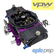 VPW Carburettor Black Holley Style 750 cfm Billet  4150 Square Bore Mechanical Secondary