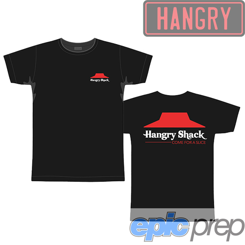 Hangry Shack Men's T Shirt Colour Black Size X Small