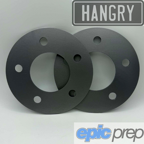 Hangry Wheel Spacer x2 5x114.3 5mm Thick Mild Steel 74mm Bore 14mm Holes