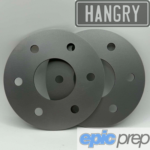 Hangry Wheel Spacer x2 6x114.3 3mm Thick Mild Steel 67mm Bore 13mm Holes