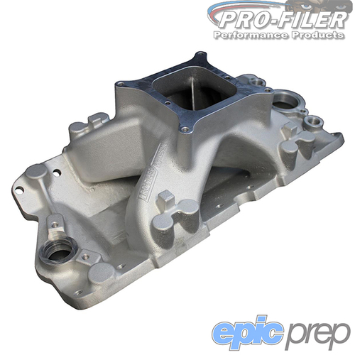 Pro-Filer Wilson Intake Manifold Small Black Chev Single Plane SBC 4150 Carby